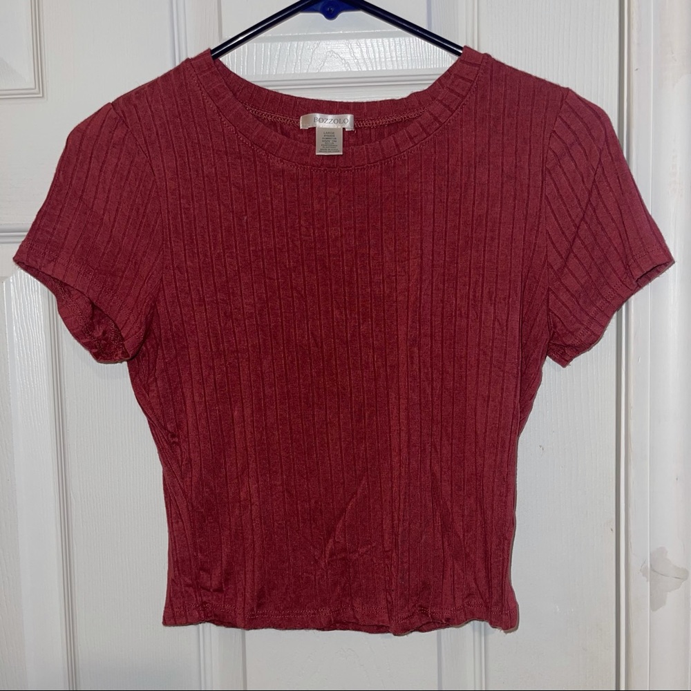 Bozzolo Short Sleeve Crop Top